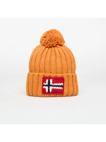 Шапка с вълна Napapijri Semiury 5 оранжево