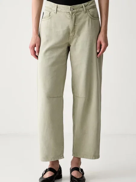 Haveone blugi relaxed fit pentru femei verde