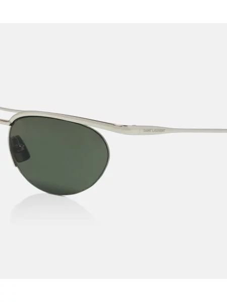 Ochelari de soare Saint Laurent argintiu