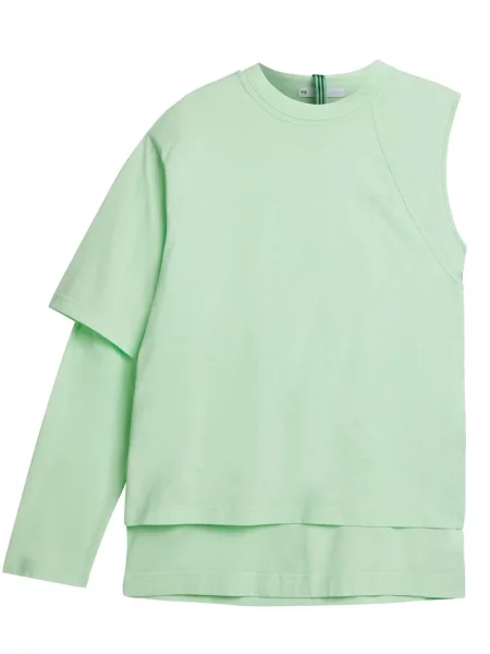 Tricou Y-3 asimetric verde