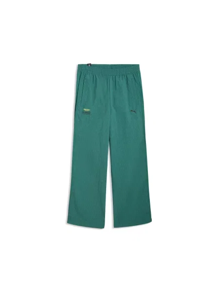 Spodnie PUMA × ASTON MARTIN ARAMCO TEAM Lifestyle T7 o kroju oversize Akcesoria S zielony