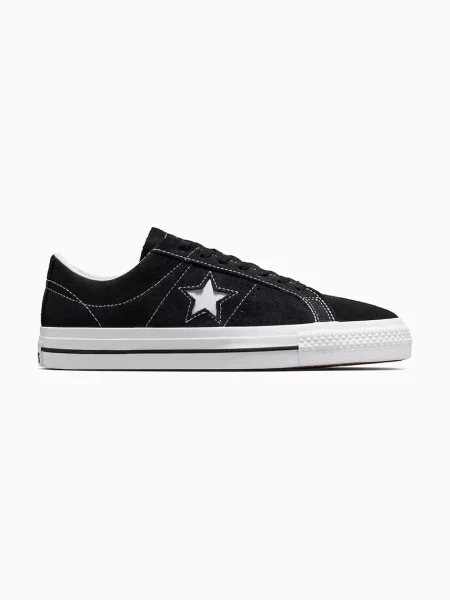 Велурени кецове Converse One Star Pro Tn+ черно