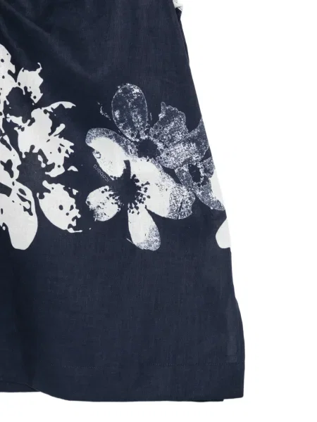 Top Iceberg cu model floral albastru