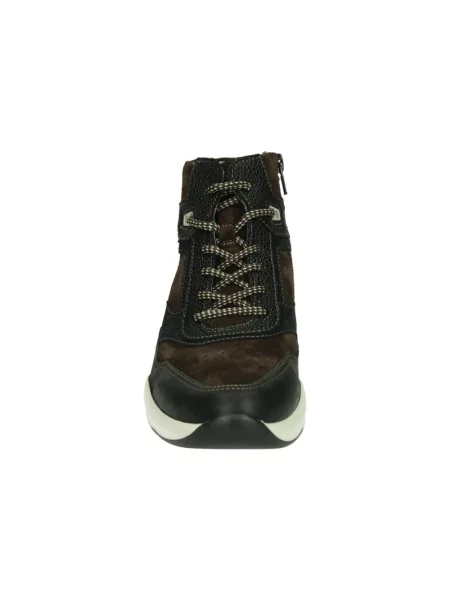 Sneakersy Durea zamszowe brązowe