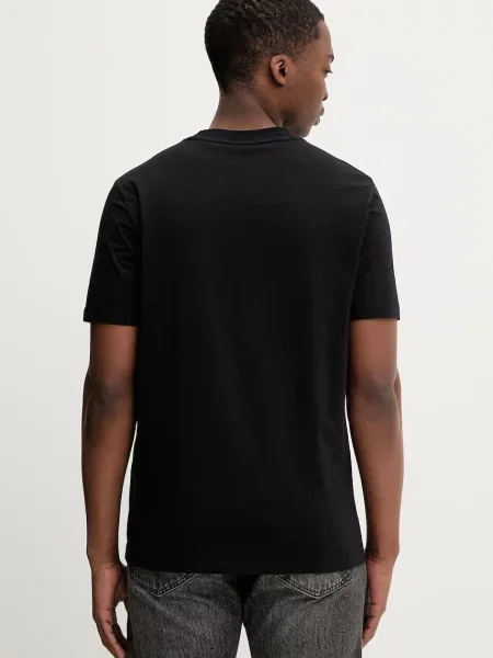HUGO tricou din Deyss cu imprimeu negru