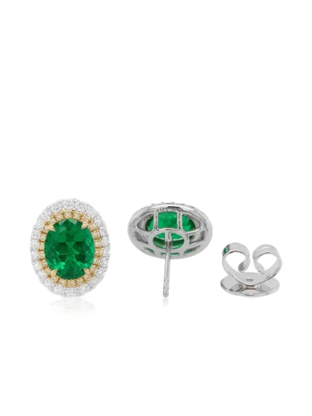 Σκουλαρίκια Hyt Jewelry λευκό