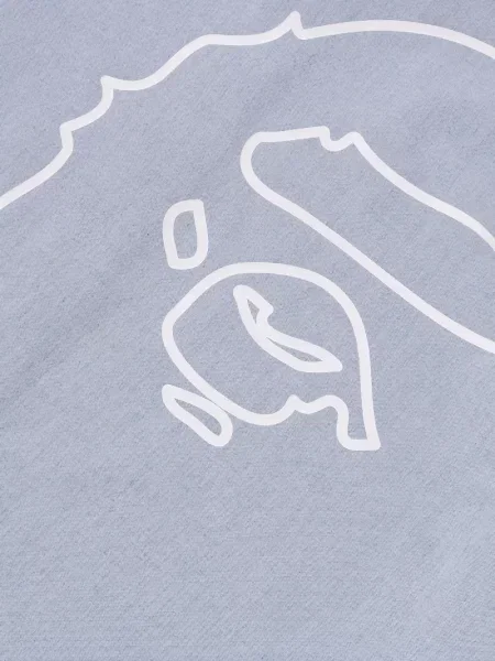 Scurt cămașă A Bathing Ape® cu imagine albastru