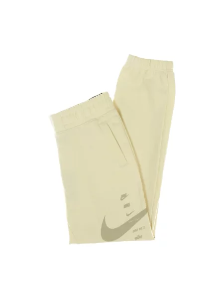 Spodnie dresowe Nike polarowe beżowe