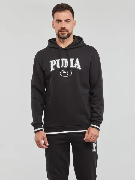 Kapucnis melegítő felső Puma fekete