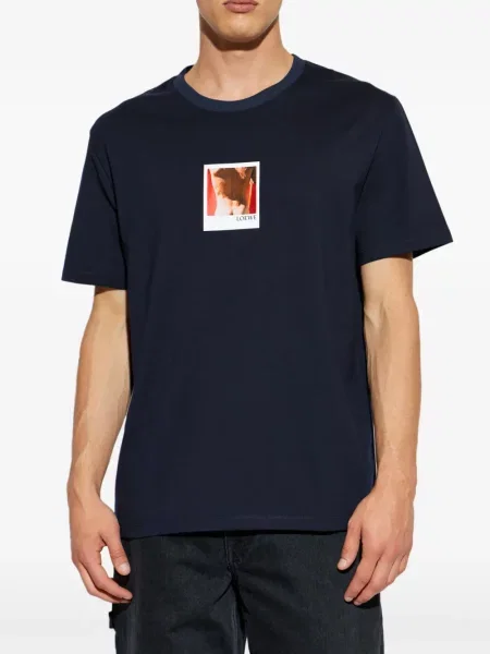 Tricou Loewe cu imagine albastru