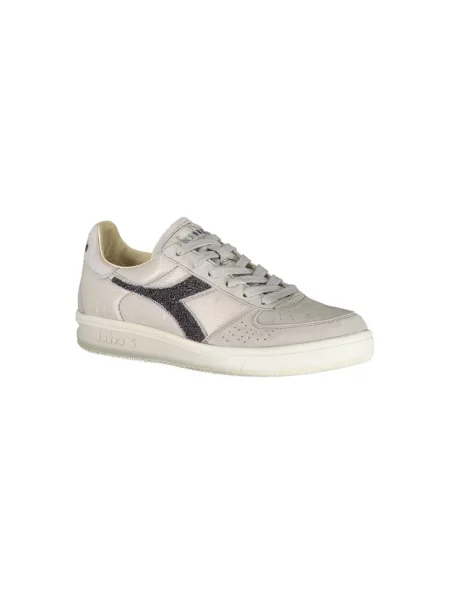 Trampki Diadora skórzane eleganckie szare