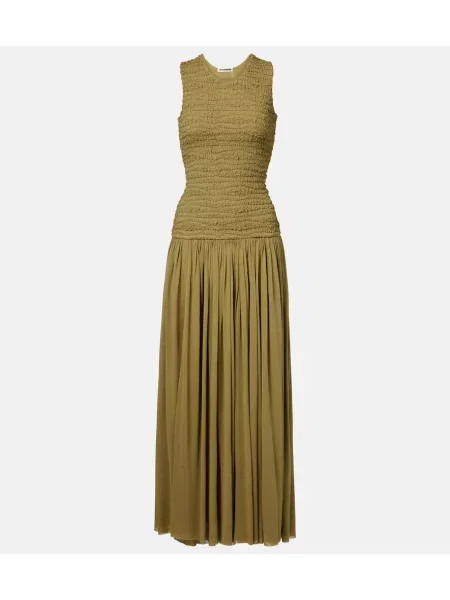 Rochie maxi Jil Sander de costum verde