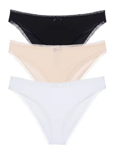 Dorina Slip pielii / negru alb