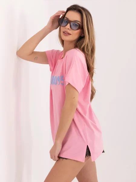 Tricou Relevance roz