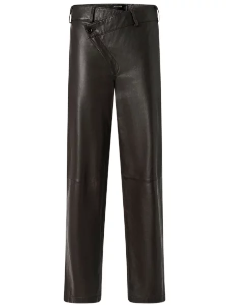 Pantaloni Pinko din piele maro