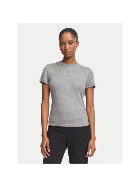 Guess Marškinėliai Tamsiai Regular Fit pilka