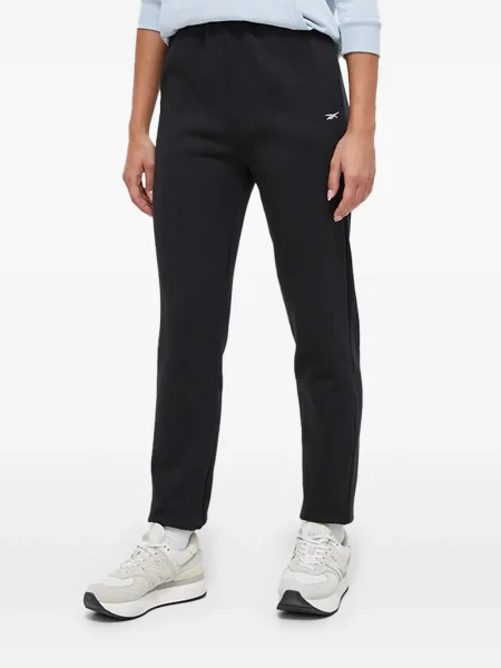 Pantaloni Reebok cu broderie negru