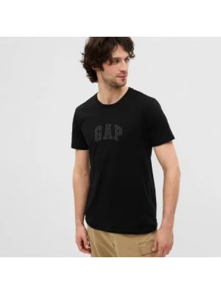 Тениска GAP Intl New Arch Tee True Black XS черно