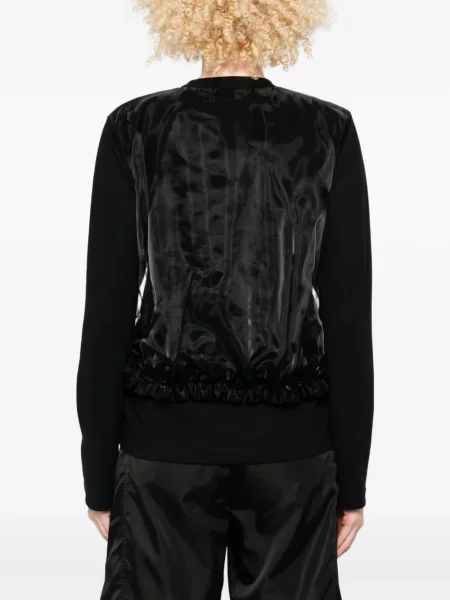 Cardigan Noir Kei Ninomiya de lână negru