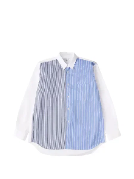 Cămașă Comme Des Garçons Shirt cu dungi alb