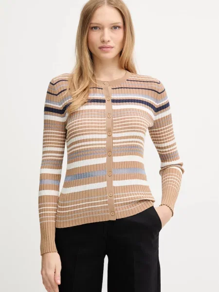 United Colors of Benetton kardigan lekki brązowy
