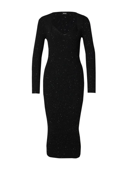 BOSS BLACK Rochie Ferima negru
