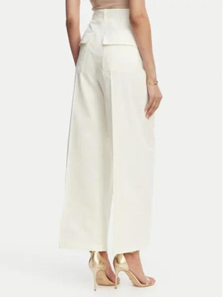 Marella Palazzo hlače Emme by Marella Aceri Kremna Wide Leg
