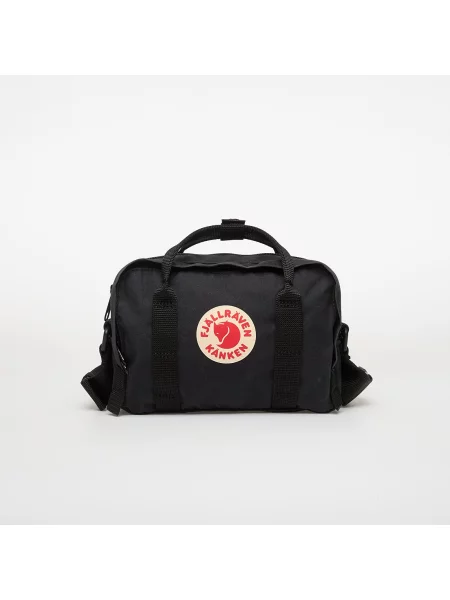 Taška Fjällräven Kånken Crossbody Black 4 l černá