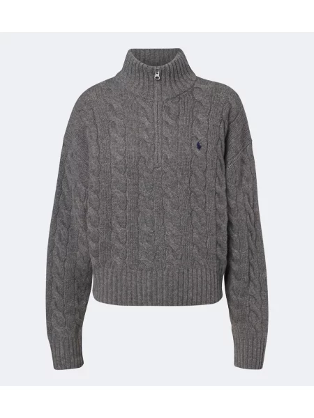 Pulover Polo Ralph Lauren de lână gri