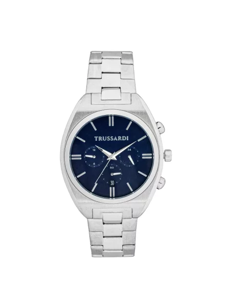 Trussardi zegarek METROPOLITAN srebrny szary