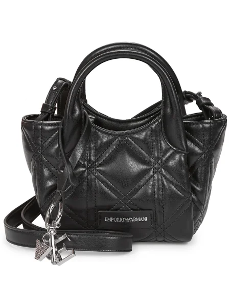Shopper kabelka Emporio Armani čierna