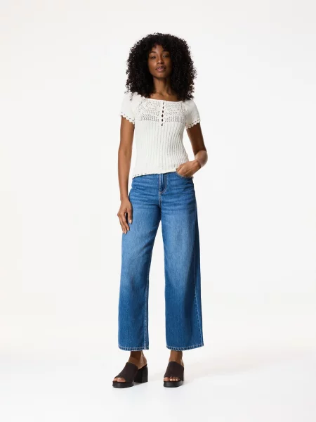 Reserved Джинси wide leg comfort синій
