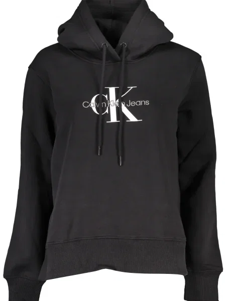 Hoodie Calvin Klein črna