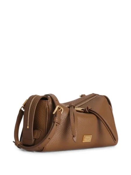 Τσάντα χιαστί Dolce & Gabbana καφέ