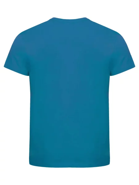 Clique Classic OC-T koszulka z organicznej bawełny turkusowa – turquoise niebieska