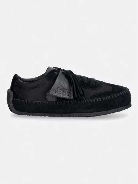 Clarks Originals Tor Low sneakersy zamszowe czarne