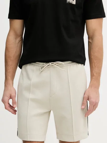 BOSS Green Pantaloni scurți bărbați bej