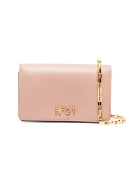 Torebka skórzana N°21 skórzana różowa