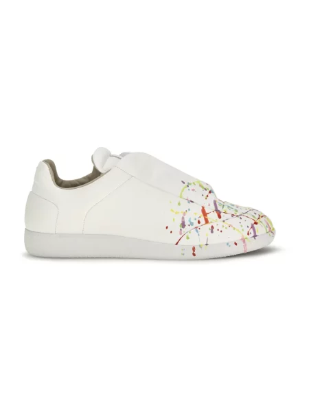 Sneakersy Mm6 Maison Margiela skórzane białe