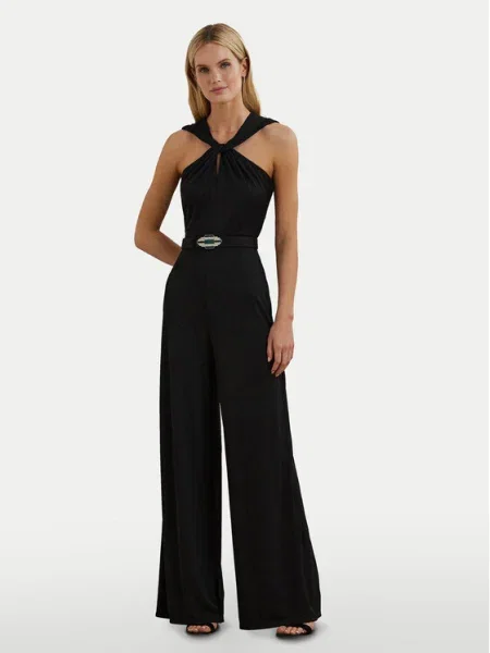 LAUREN RALPH LAUREN Salopetă Wide Leg negru