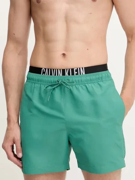 Плувни шорти Calvin Klein зелено
