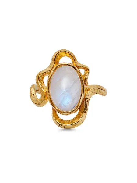 Maanesten Prstan SIREN svetlo modra / zlata bela