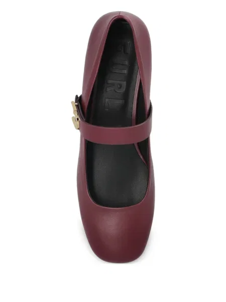 Balerini Furla cu cataramă violet