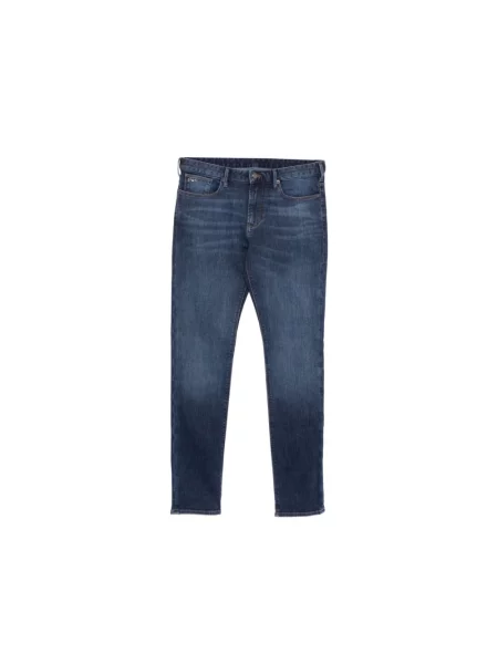 Jeansy Emporio Armani niebieskie