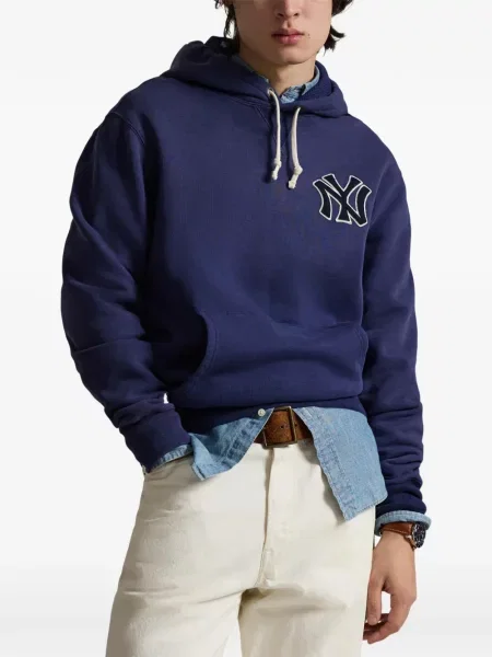 Ριγέ δερμάτινος κάλτσες Polo Ralph Lauren με κορδόνι μαύρο
