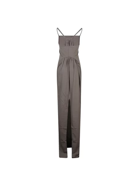 Długa sukienka Rick Owens zielona