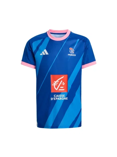ADIDAS PERFORMANCE Tehnička sportska majica FFHB plava / azur / roza / tamno crvena