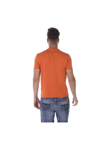 Koszulka Armani Jeans casual pomarańczowa