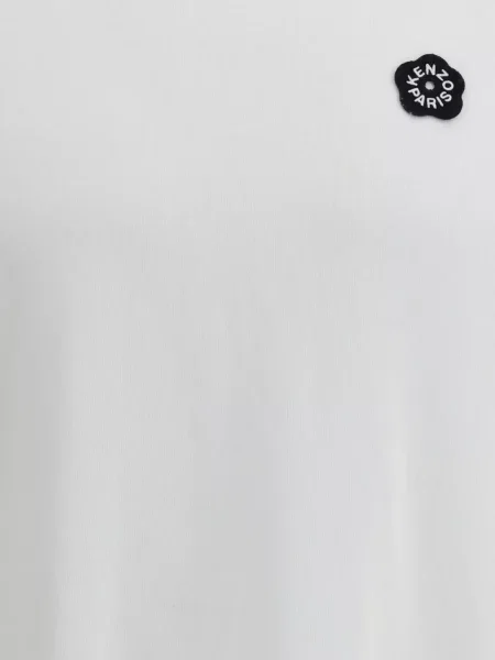 Tricou Kenzo cu model floral alb