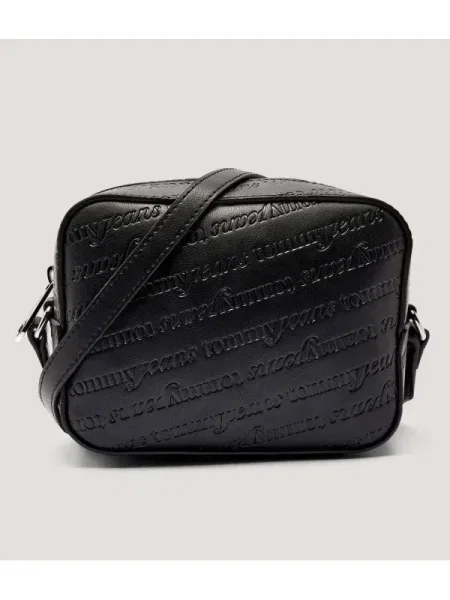 Tommy Jeans Geantă Tjw Must Aop Camera Bag negru